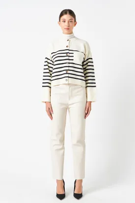 Striped Cardigan