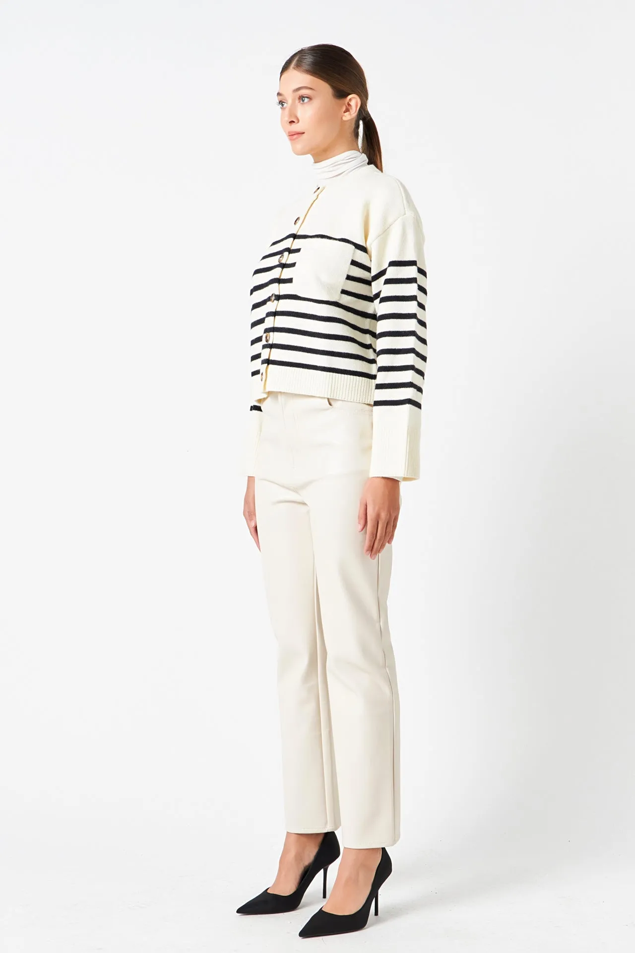 Striped Cardigan
