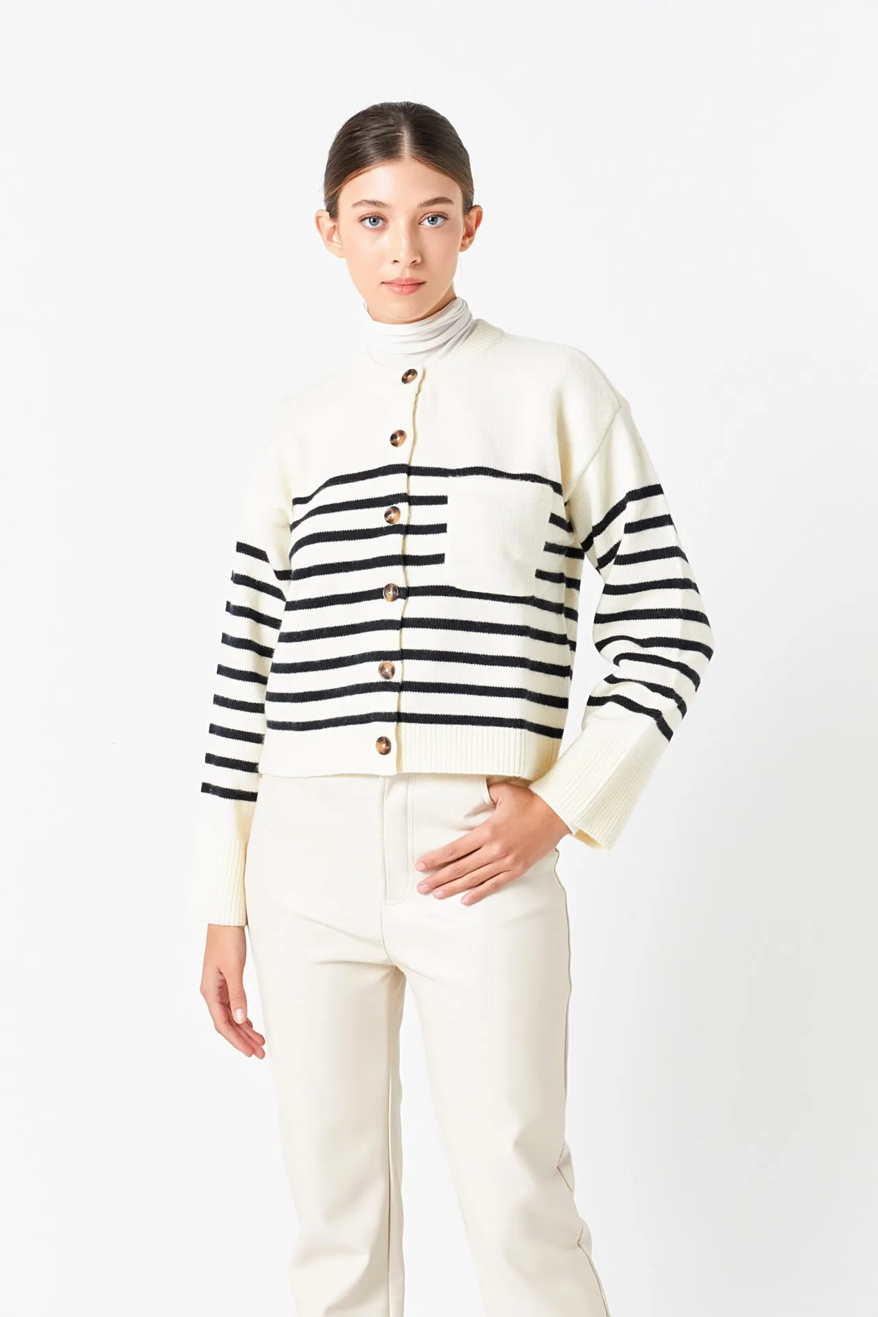 Striped Cardigan