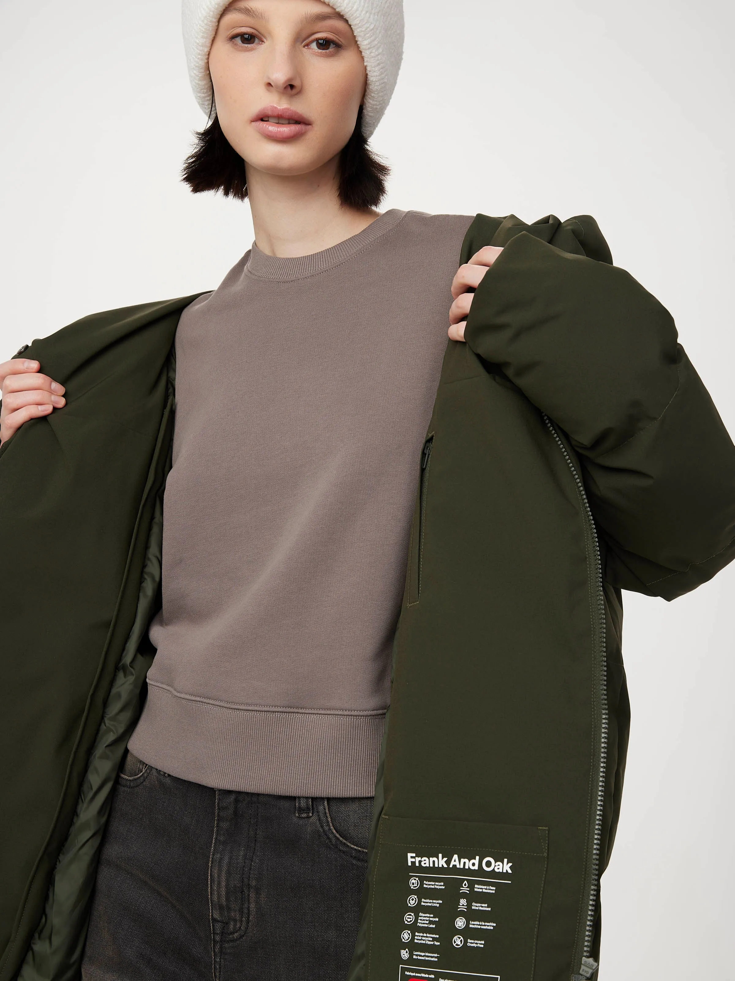 The Hygge Puffer Coat in Rosin