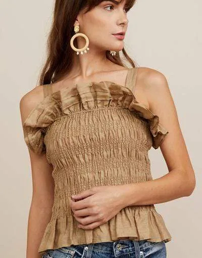 Tulipe Top - Khaki