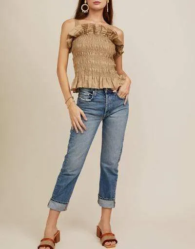 Tulipe Top - Khaki