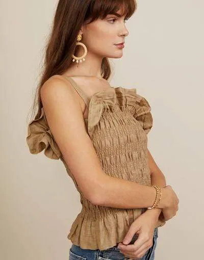 Tulipe Top - Khaki