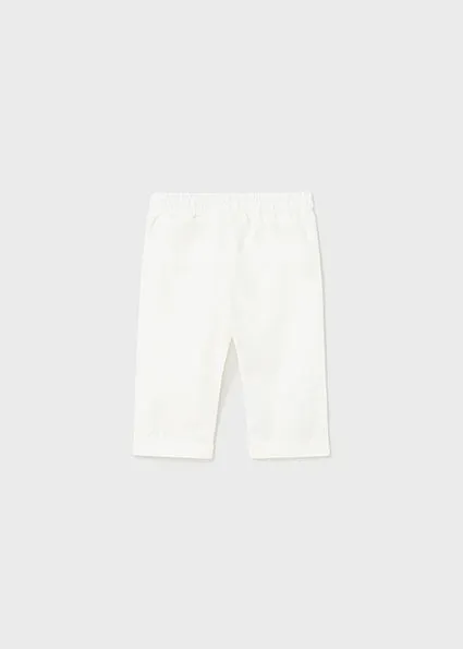 White Linen Long Trouser