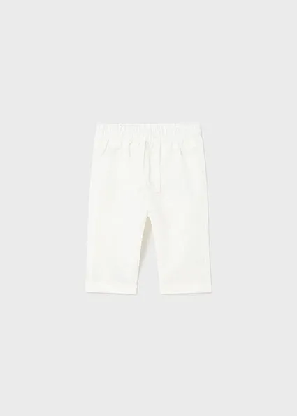 White Linen Long Trouser
