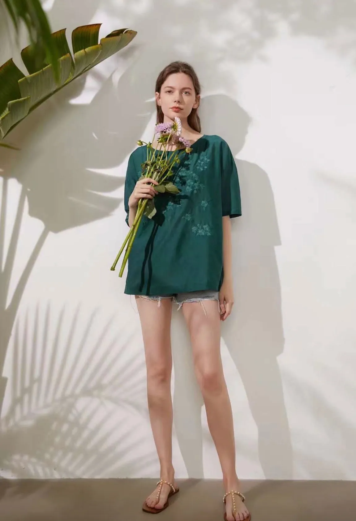 Zoey Embroidered Blouse
